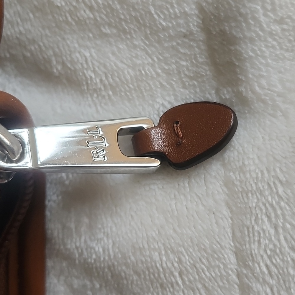 Ralph Lauren Deep Burgundy and Brown Crossbody Bag - Picture 5 of 16